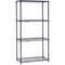 Nexel Nexelon Wire Shelving, Blue Epoxy, 60W X 24D X 74H 24607N - alternate 1